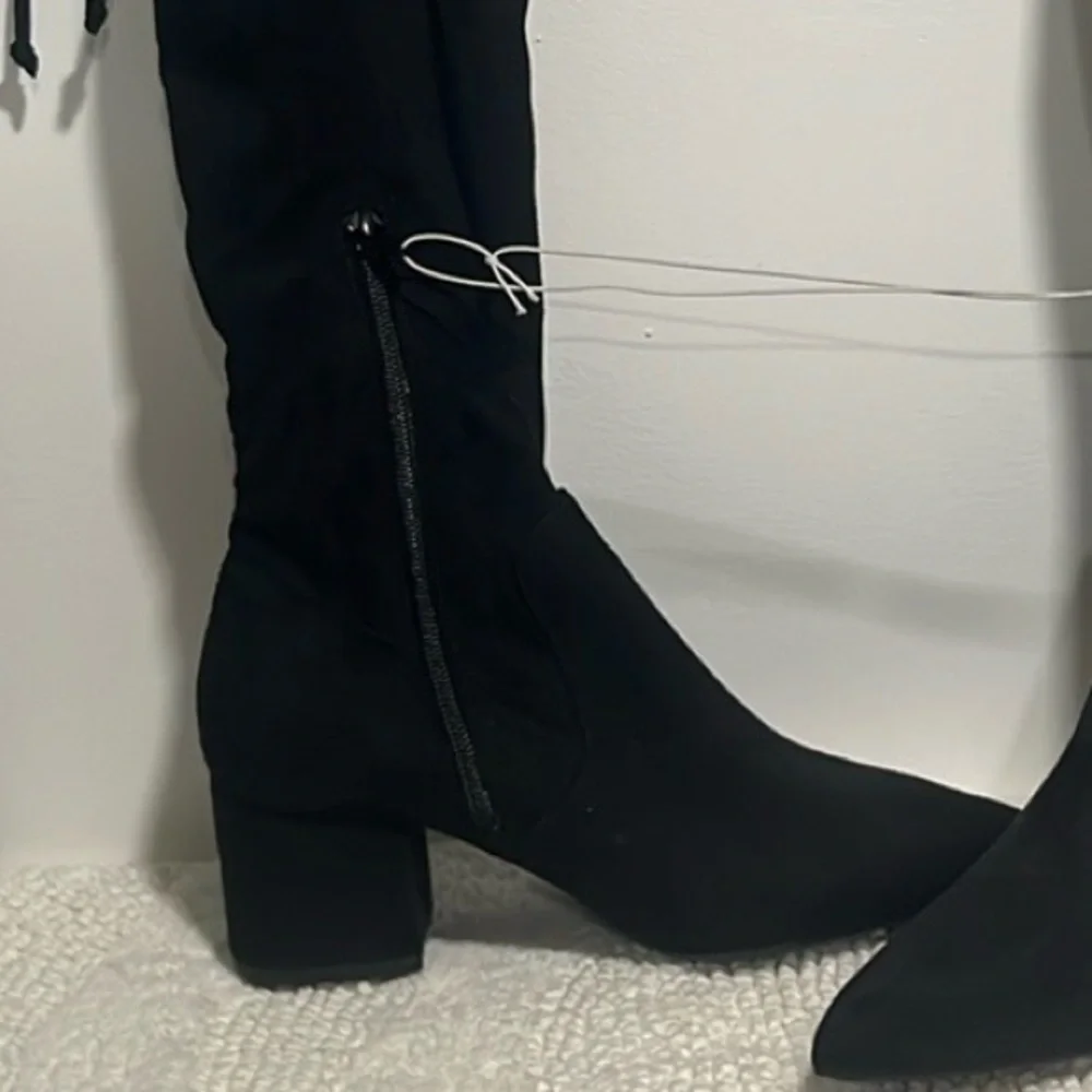 A New Day Women's Boots Greta Tall Dress Boots-Black/Greta Size 6  NWT